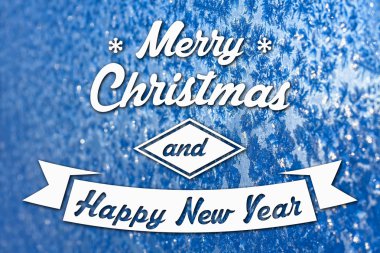 Merry christmas ve yeni yıl tebrik kartı