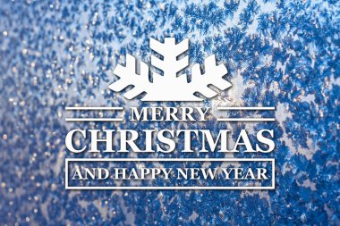 Merry christmas ve yeni yıl tebrik kartı