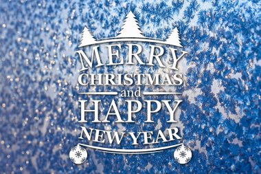 Merry christmas ve yeni yıl tebrik kartı