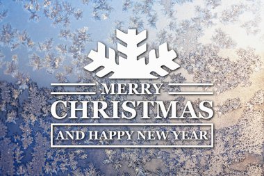 Merry christmas ve yeni yıl tebrik kartı