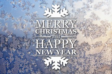 Merry christmas ve yeni yıl tebrik kartı
