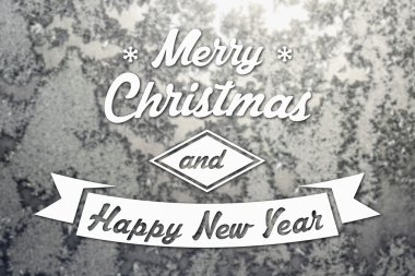 Merry christmas ve yeni yıl tebrik kartı