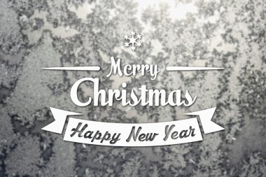 Merry christmas ve yeni yıl tebrik kartı