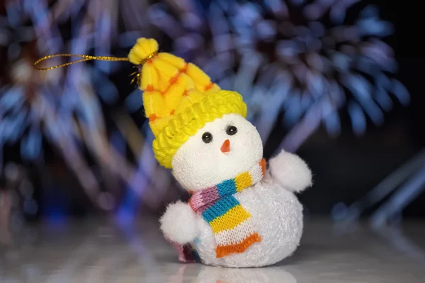 Christmas snowman toy — Stock Photo, Image