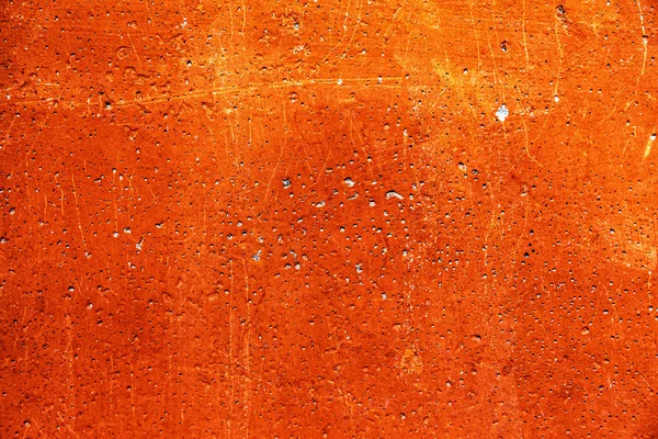 Gesso ou cimento textura cor de laranja — Fotografia de Stock