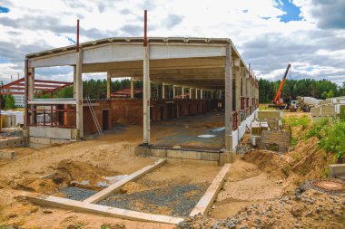 Bina yapım aşamasında