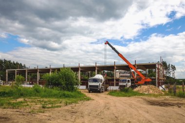Bina yapım aşamasında