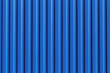 Mavi metal duvar doku dış cephe kaplaması