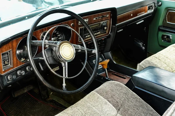 Interior mobil vintage tua — Stok Foto