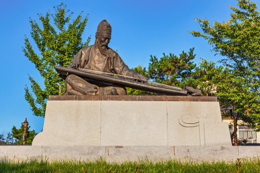 Konfüçyüs bronz heykel