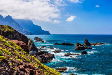 Sahil veya Atlantik Okyanusu kıyısında