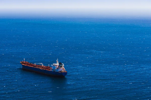 Vista de cima para o navio de carga — Fotografia de Stock