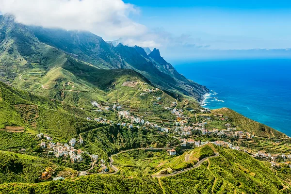 Piccola città o edifici del villaggio — Foto Stock