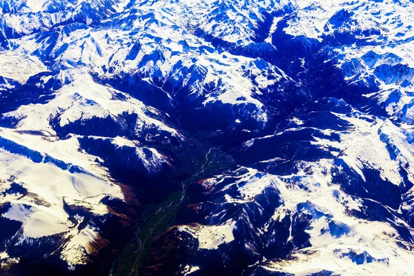 Воздушный вид на Роки-Маунтин — стоковое фото