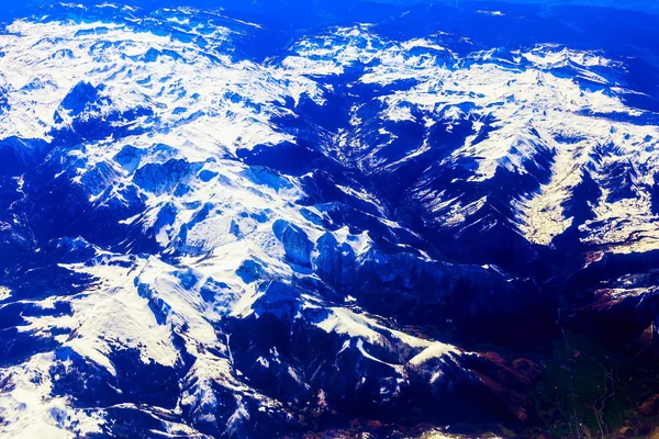 Rocky Mountain luchtfoto — Stockfoto