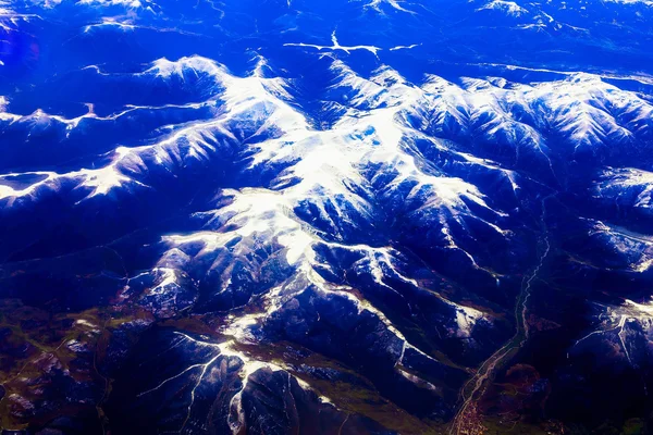 Sziklás hegy légifelvételek — Stock Fotó