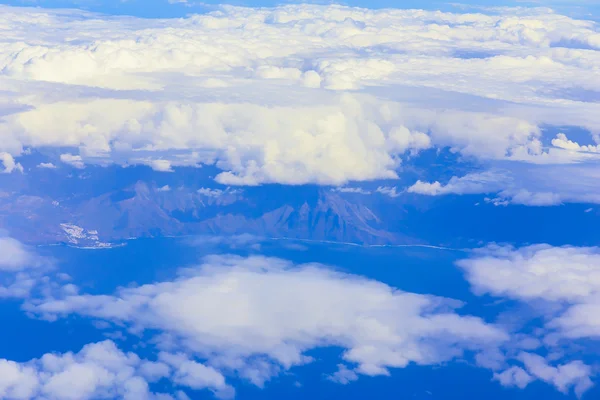 View on sky over clouds — Stock Photo, Image