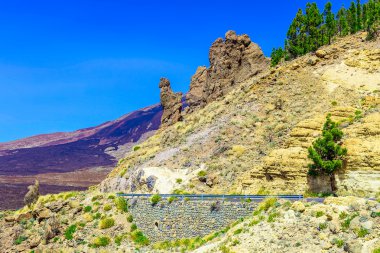 İspanya Tenerife adasında dağlar