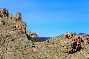 İspanya Tenerife adasında dağlar
