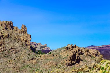 İspanya Tenerife adasında dağlar