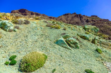 İspanya Tenerife adasında dağlar