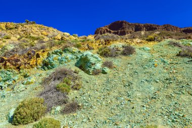 İspanya Tenerife adasında dağlar