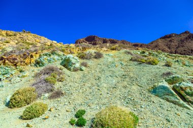 İspanya Tenerife adasında dağlar
