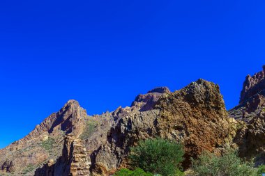 İspanya Tenerife adasında dağlar