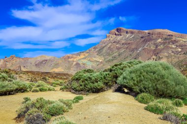 İspanya Tenerife adasında dağlar