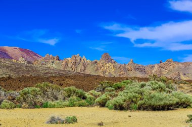 İspanya Tenerife adasında dağlar