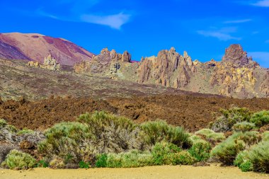İspanya Tenerife adasında dağlar