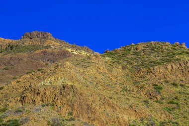 İspanya Tenerife adasında dağlar