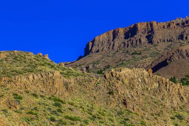 İspanya Tenerife adasında dağlar