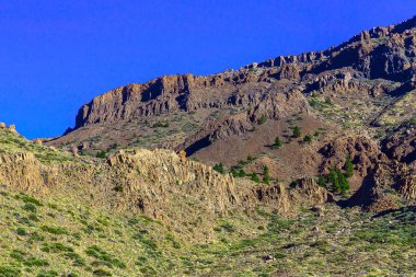 İspanya Tenerife adasında dağlar