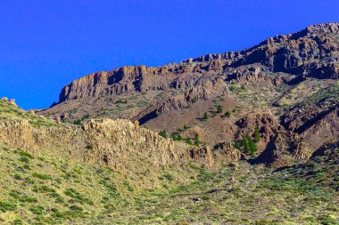 İspanya Tenerife adasında dağlar