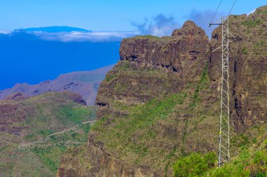 İspanya Tenerife adasında dağlar