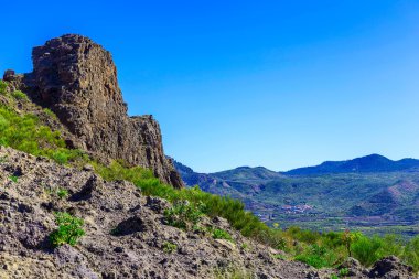 İspanya Tenerife adasında dağlar