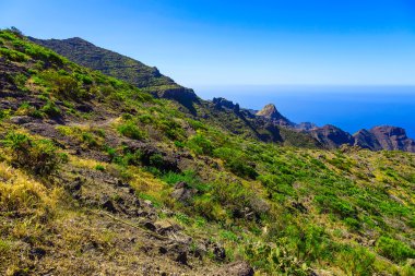 İspanya Tenerife adasında dağlar