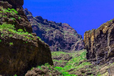 İspanya Tenerife adasında dağlar