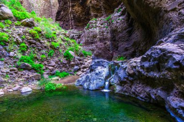 Küçük bir göl dağ