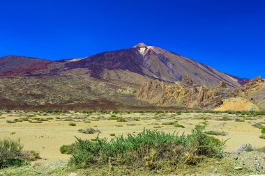 Teide yanardağı manzara Tenerife
