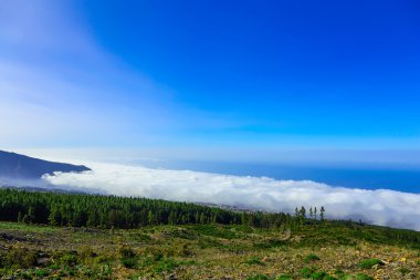 Dağlar manzara Tenerife adasında