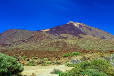 Teide yanardağı manzara Tenerife