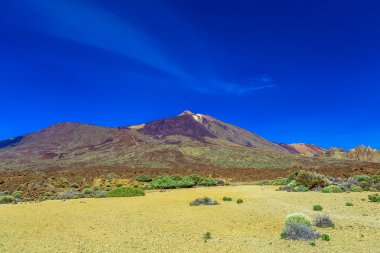 Teide yanardağı manzara Tenerife