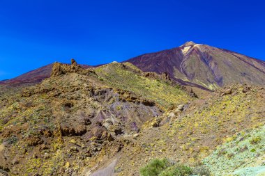 Teide yanardağı manzara Tenerife