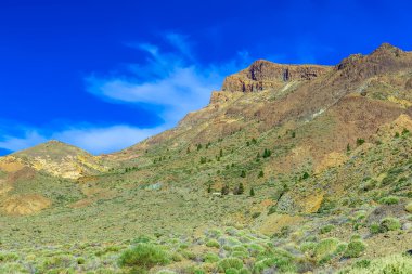 Dağlar manzara Tenerife adasında