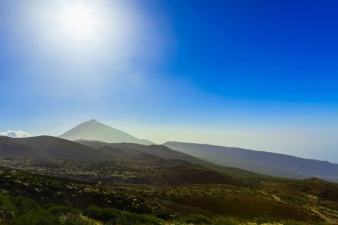 Teide yanardağı manzara Tenerife
