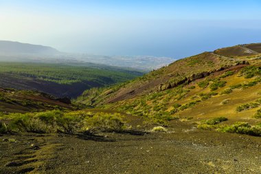 Dağlar manzara Tenerife adasında