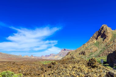 Dağlar manzara Tenerife adasında