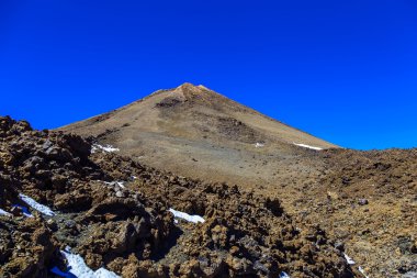 Teide yanardağı manzara Tenerife